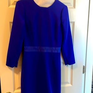 Royal blue jcrew dress